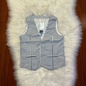Jacadi Blue Stripe Vest 12A/Y